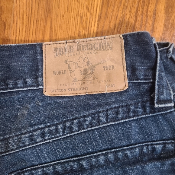 True Religion Straight Leg Jeans Size 30 - Picture 4 of 7
